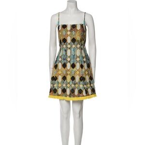 Christian Lacroix Multicolor Geometric Dress